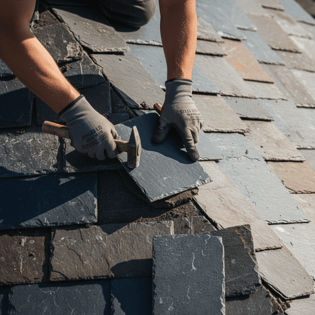 Remplacement professionnel de tuiles de toiture